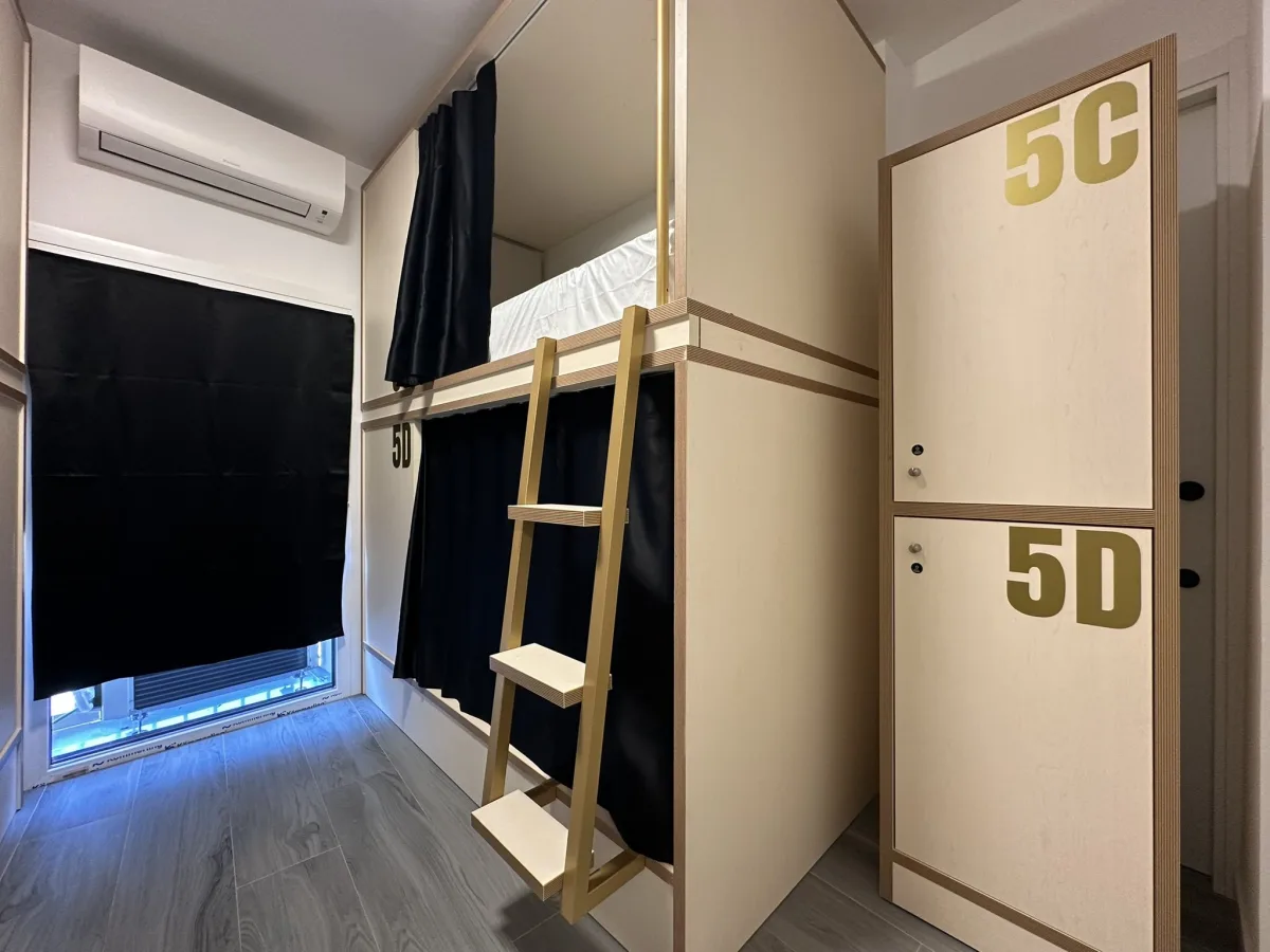 Literas de la habitación compartida femenina