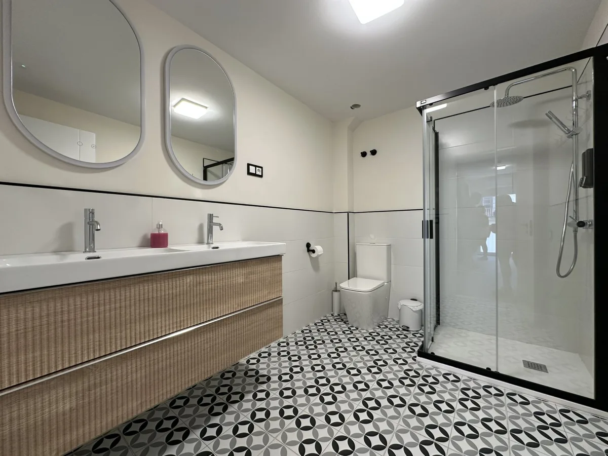 Baño privado de la habitación mixta