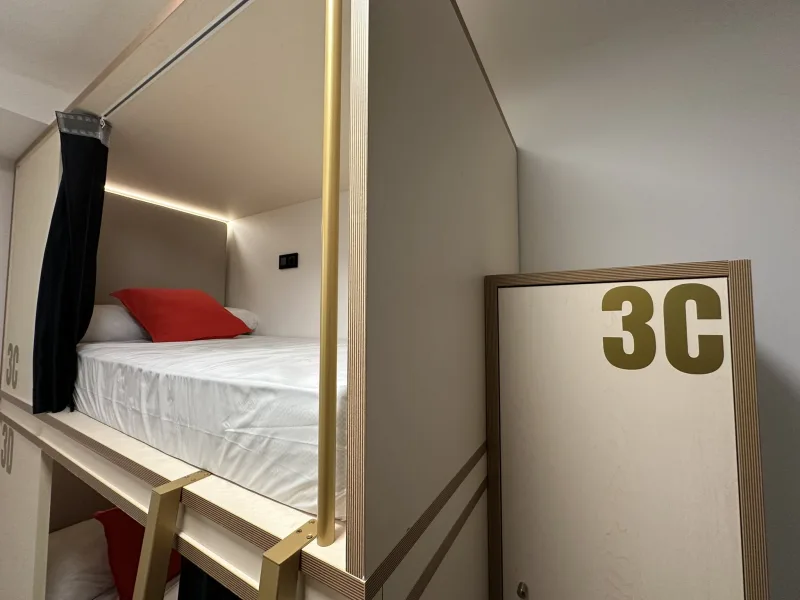 Literas de la habitación privada